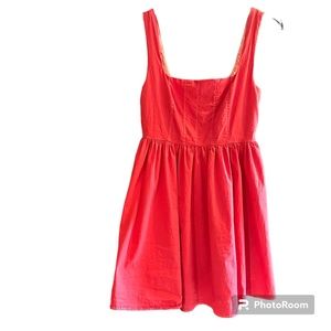 Red mini baby doll Forever 21 Dress w/ sweetheart neck, Casual & flirty, Size M